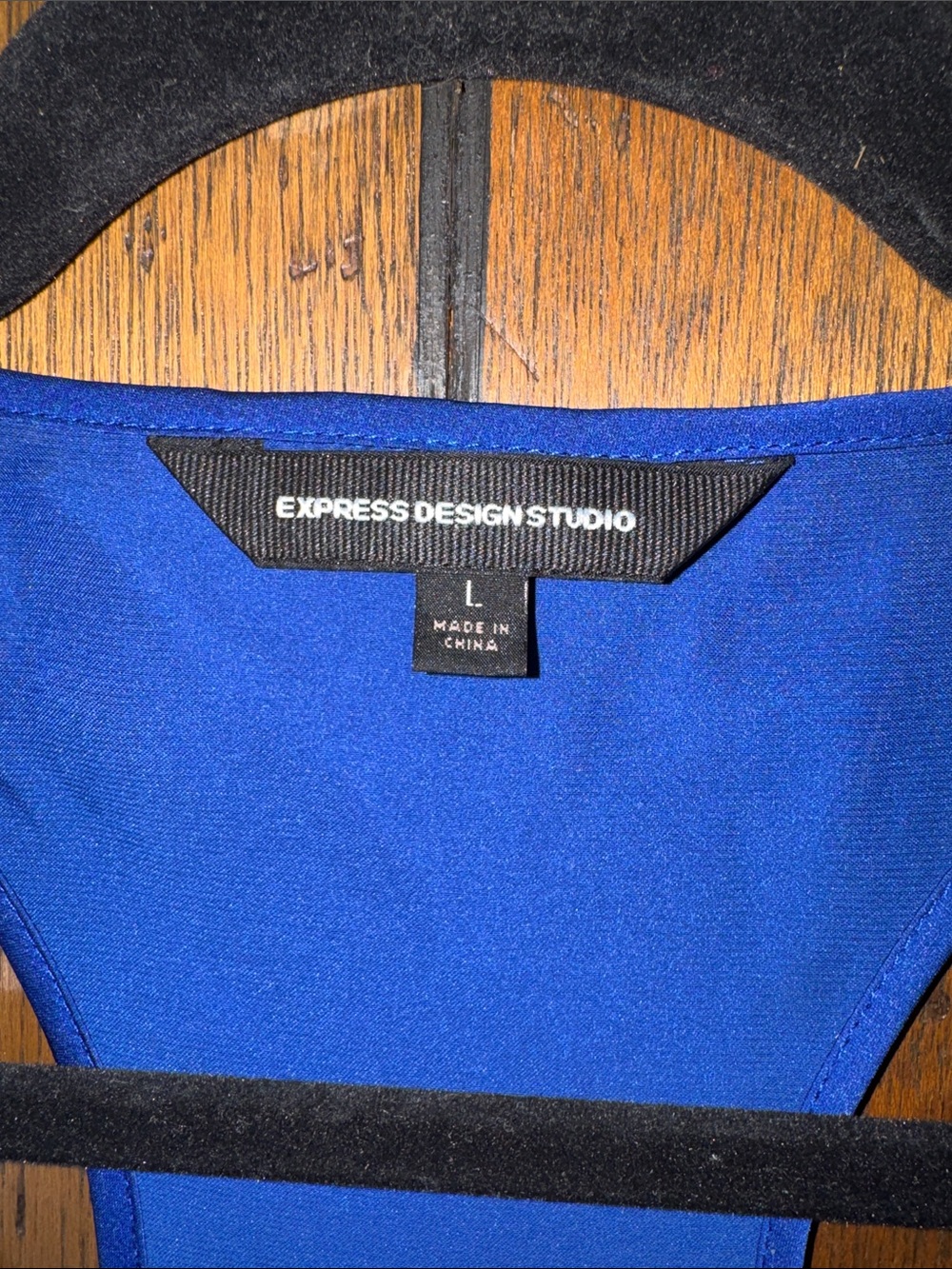 Express Design Studio Royal Blue Sleeveless Top - Picture 2 of 6